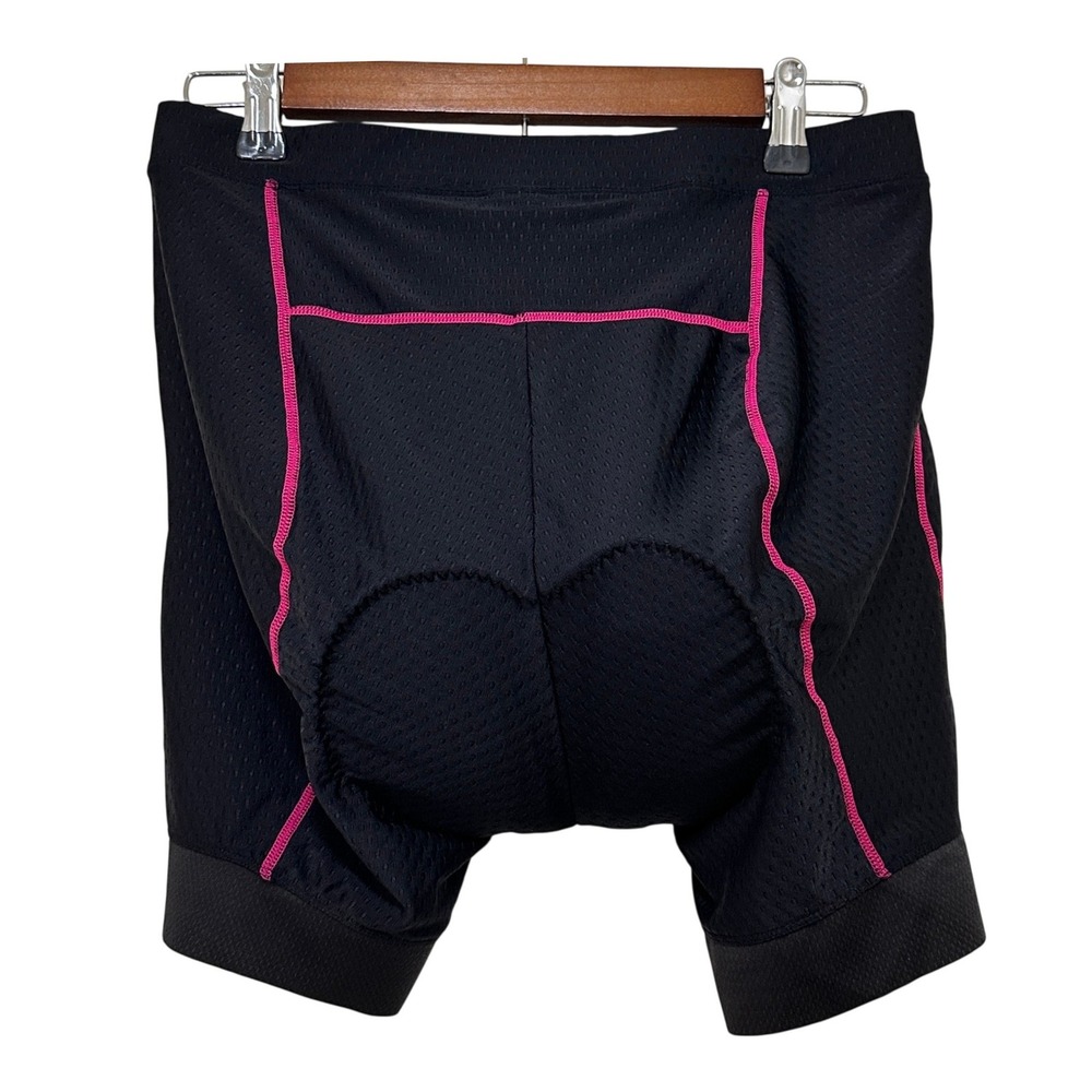 Souke Sports Cycling Shorts Womens XL Black Rose New Padded Bike Shorts - Picture 4 of 9